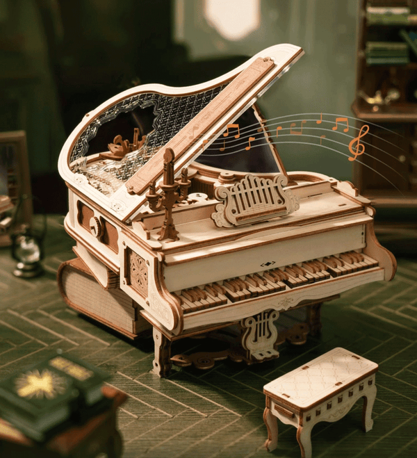 Mechanical Piano 3D Wooden Puzzle