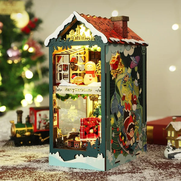 Santa's Cottage Book Nook Kit